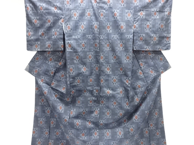 Japanese Kimono / Tsumugi Omeshi Silk